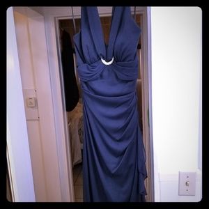 Betsy & Adam Dresses - Navy blue evening gown. Betsy & Adam Dresses - Navy blue evening gown.
